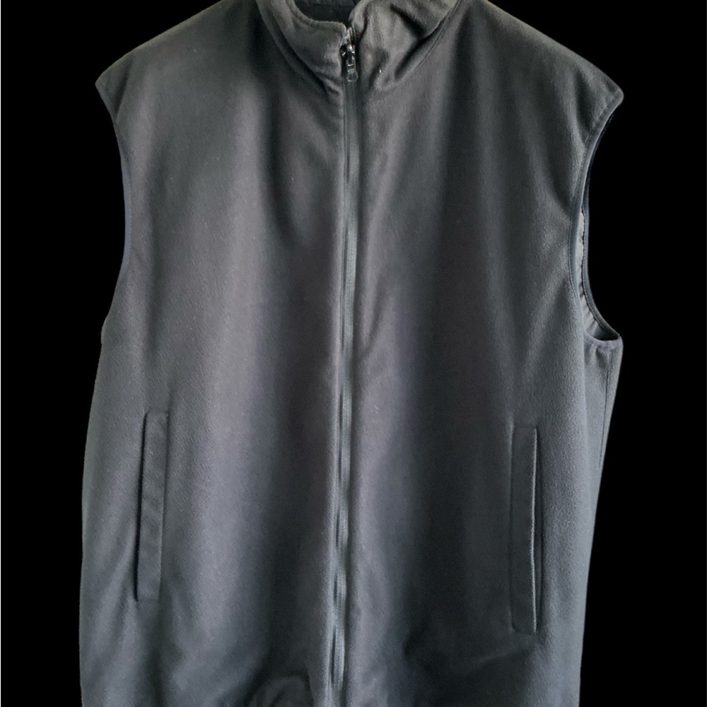Hugo Boss Black Vest High Collar brushed fleece exterior & Smooth interior